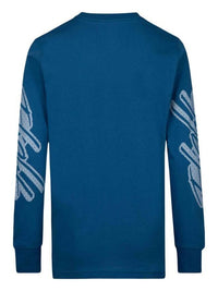 Jordan Flight Sweat-shirt col rond Bleu Enfant Garçon — immagine 2