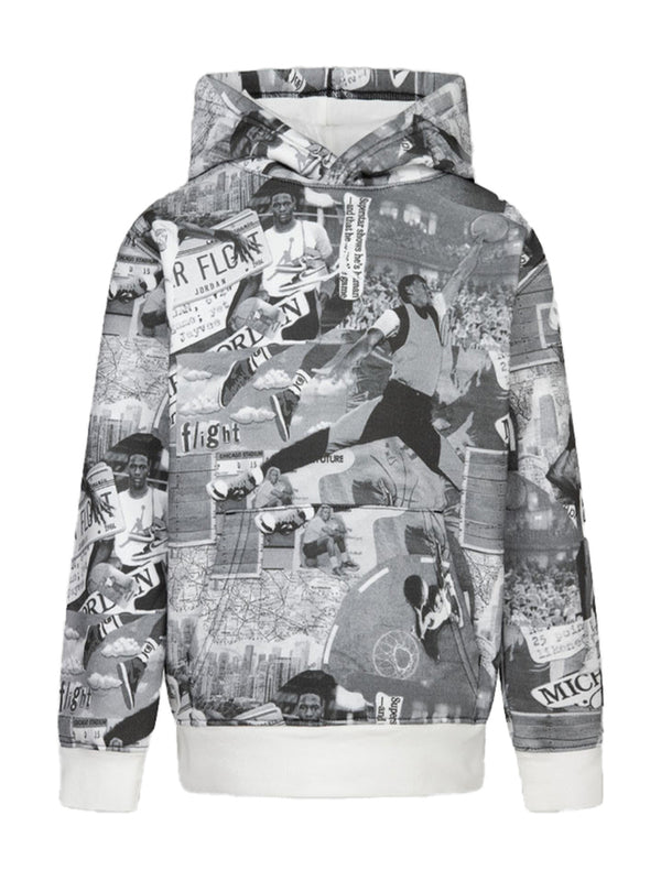 Nike Jordan Collage Jr Felpa Con Cappuccio Bambino