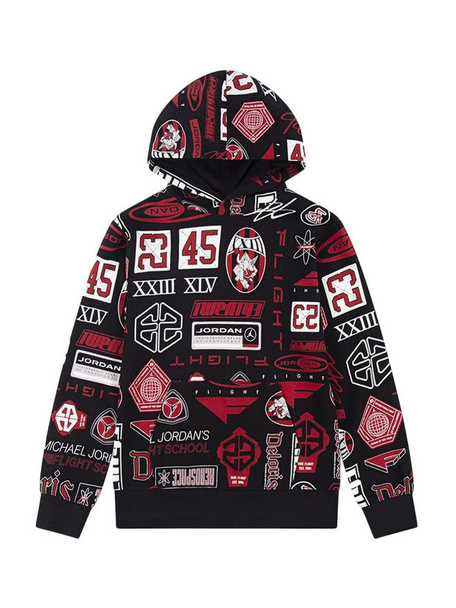 Jordan JDB Michael Jordan Brooklyn All Over Print Fleece Felpa Multi Bambini