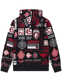 Jordan JDB Michael Jordan Brooklyn All Over Print Fleece Felpa Multi Bambini — immagine 2