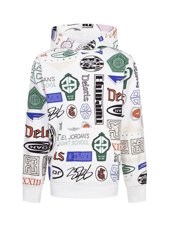 Jordan JDB Michael Jordan Brooklyn All Over Print Polaire Sweat Multi Enfant