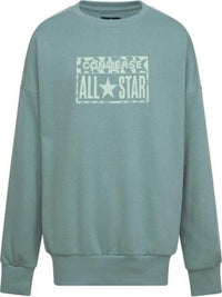 Converse Crewneck Child Gfx Ft Sweat-shirt Col Rond Vert Enfants — immagine 1