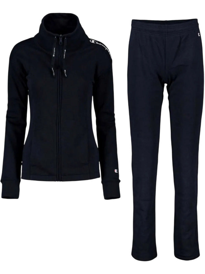 Ensemble de survêtement complet zippé Champion Heritage bleu pour femme