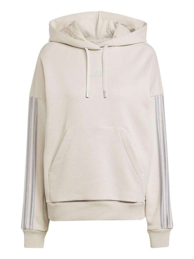 Adidas Essentials Sweatshirt à Capuche Beige Femme