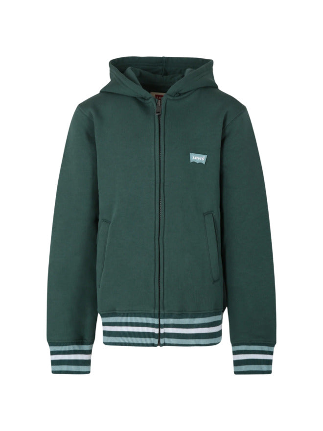 Levi's Kids Sweatshirt à Capuche Verte Enfants Garçons