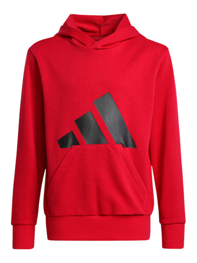 Adidas Essentials Felpa Rossa Con Cappuccio Regular Fit Bambini