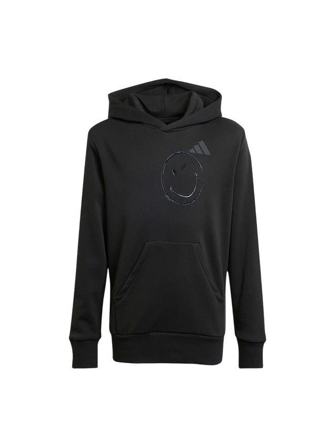 Adidas Hoodie Smile Sweat-shirt noir à capuche enfant
