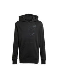 Adidas Hoodie Smile Sweat-shirt noir à capuche enfant — immagine 1