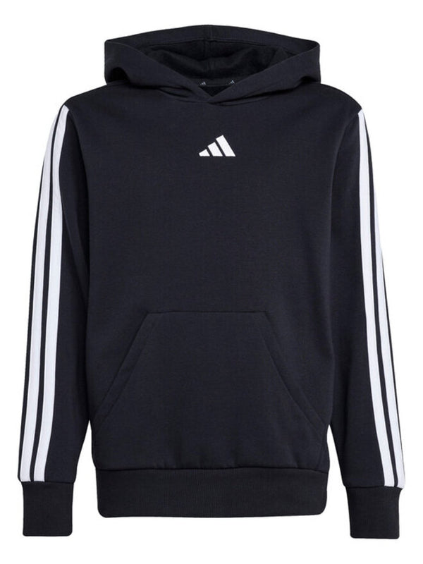 Adidas Essentials Felpa Con Cappuccio Nera Bambini Ragazzi