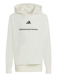 Adidas Slogan Fleece Sweat à capuche Blanc Enfants — immagine 1