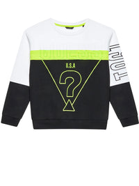 Guess Felpa Girocollo Multicolore Bambino — immagine 1