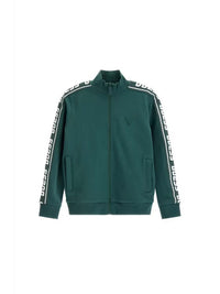 Guess Sweatshirt à fermeture éclair vert Enfant — immagine 1