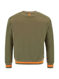Guess Sweat-shirt col rond vert militaire enfant — immagine 2