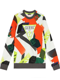 Guess Sweat-shirt Col Rond Multicolore Enfant — immagine 1