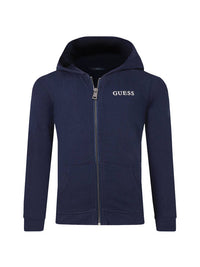 Guess Sweat-shirt à Capuche Bleu Enfants — immagine 1