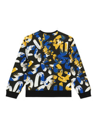 Guess Sweat-shirt Col Rond Multicolore imprimé all over Enfant — immagine 2