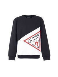 Guess Sweat-shirt ras du cou noir Enfants Garçons — immagine 1