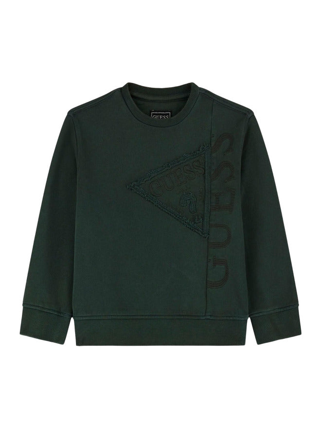 Guess Felpa in cotone Verde bambini Ragazzi