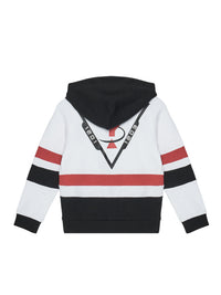 Guess  Felpa Con Cappuccio Chiusura Zip Multicolore Bambini — immagine 2