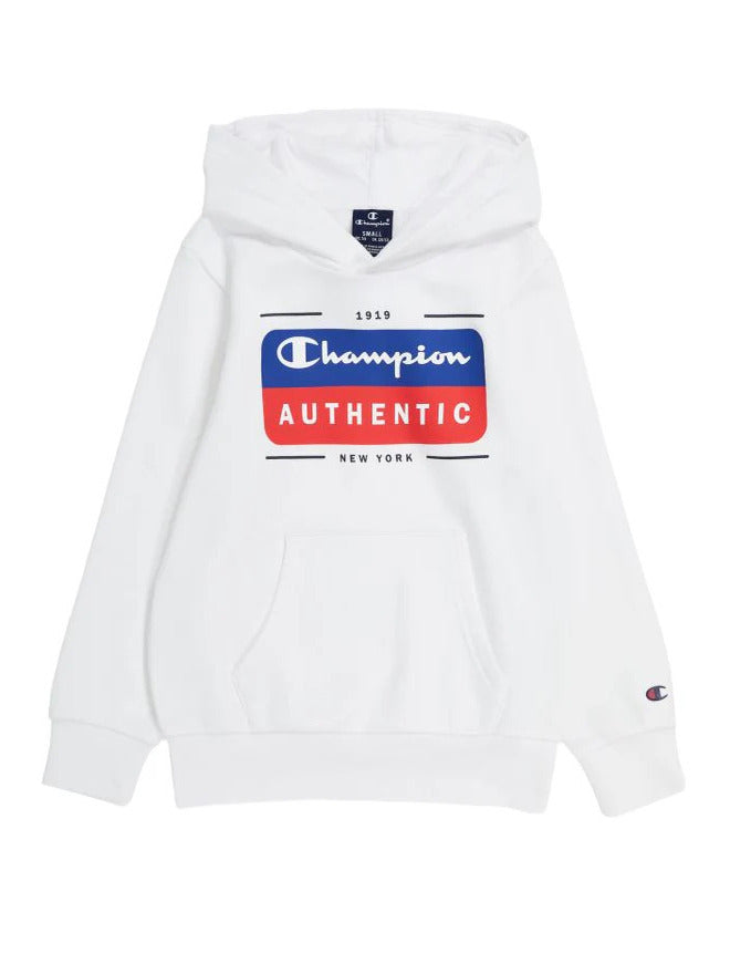 Champion Legacy Sweat à Capuche Blanc Enfant