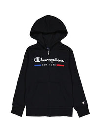 Champion Legacy Sweat-shirt à Capuche Zippé Noir Enfant — immagine 1