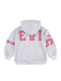 Levi's Kids' Hoodie Felpa Con Cappuccio Grigia Bambina — immagine 2