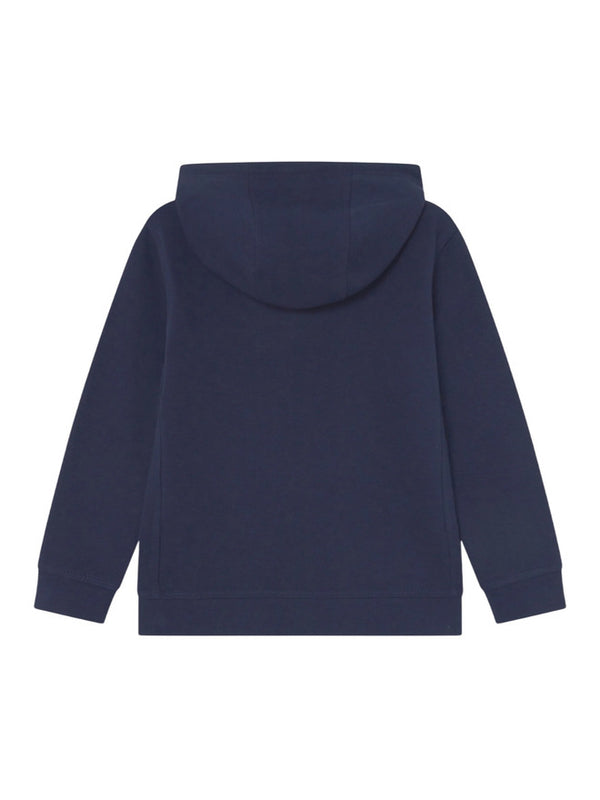 Nike Boys Hoodie Felpa Girocollo Blu Bambini