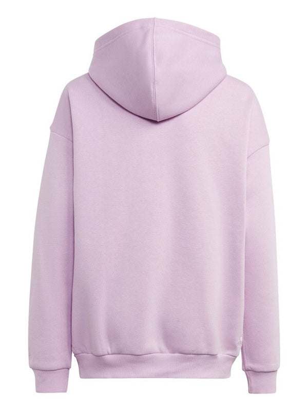 Adidas Sportswear Felpa Con Cappuccio Total Pink Bambine