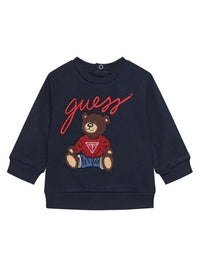 Guess Felpa Girocollo Blu Bambino — immagine 1