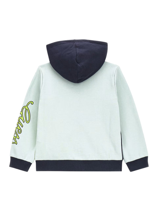 Guess Baby Felpa Con Cappuccio Chiusura Zip Multicolore Bambino