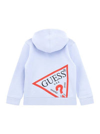 Guess Baby Sweatshirt à Capuche Zippée Bleu Bébé — immagine 2
