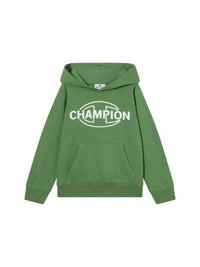 Champion Graphic Felpa Con Cappuccio Verde  Bambini Ragazzi — immagine 1