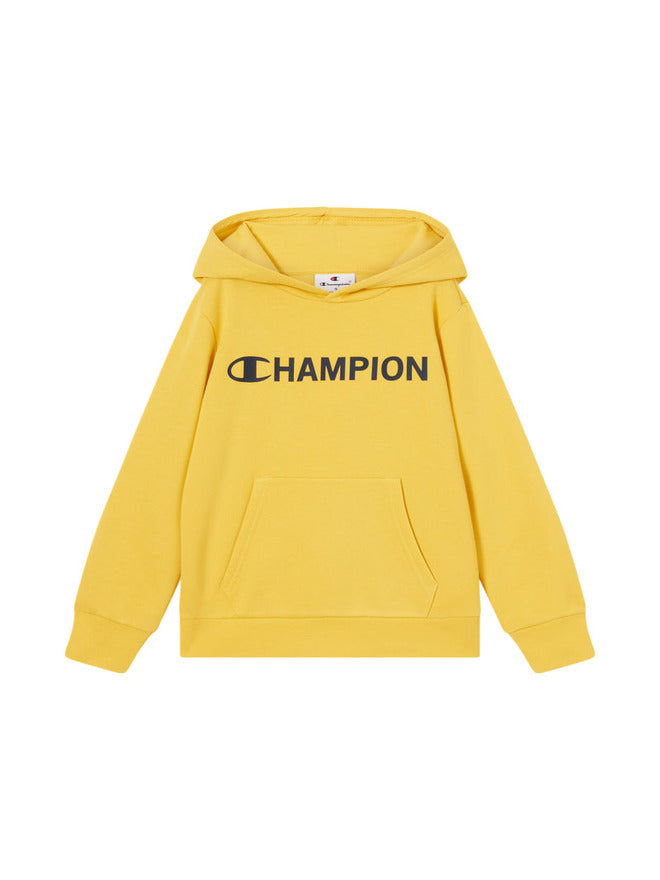 Champion Graphic Felpa Con Cappuccio Gialla  Bambini Ragazzi