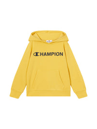 Champion Graphic Felpa Con Cappuccio Gialla  Bambini Ragazzi — immagine 1