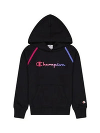Champions Hoddie Felpa Con Cappuccio Nera Bambine Ragazze — immagine 1