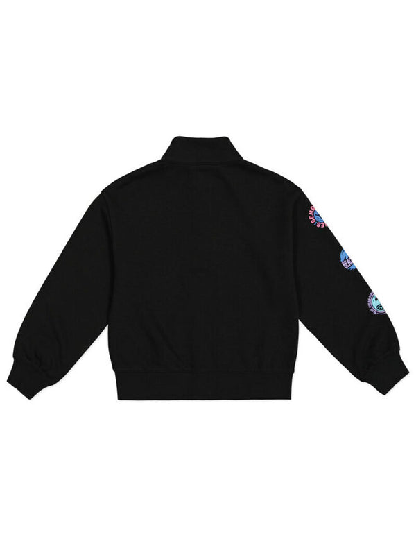 Champion Legacy Graphic Felpa Chiusura Zip Nera Bambina