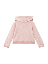 Guess Kids Sweat à Capuche Rose Blanc Fille — immagine 1
