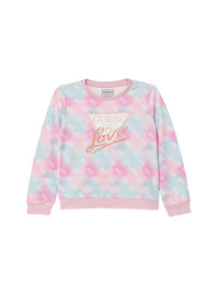 Guess Active Sweat-shirt Col Rond Rose Enfant — immagine 1