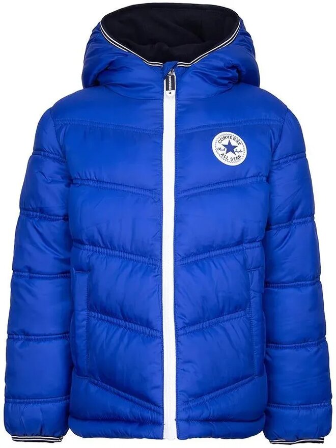 Blouson matelassé Converse enfant bleu