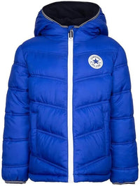 Blouson matelassé Converse enfant bleu — immagine 1