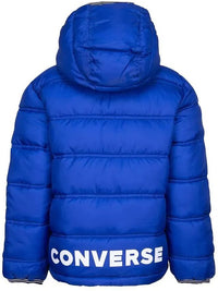 Blouson matelassé Converse enfant bleu — immagine 2