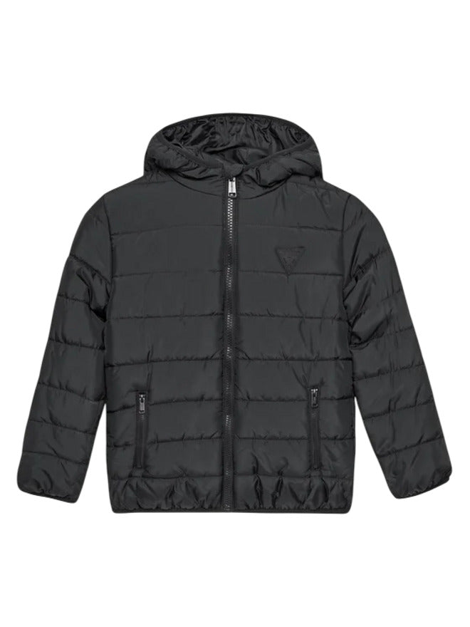 Guess Blouson Regular Fit Noir Total Enfants Garçons