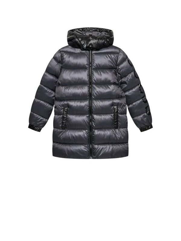 Guess Doudoune à Capuche Noire Enfants Garçons
