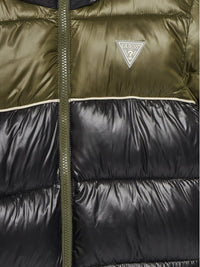 Guess Giubbotto invernale  Regular Fit Verde Nero bambini Ragazzi — immagine 2