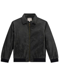 Guess Padded leather Giacca Nera bambini Ragazzi — immagine 1