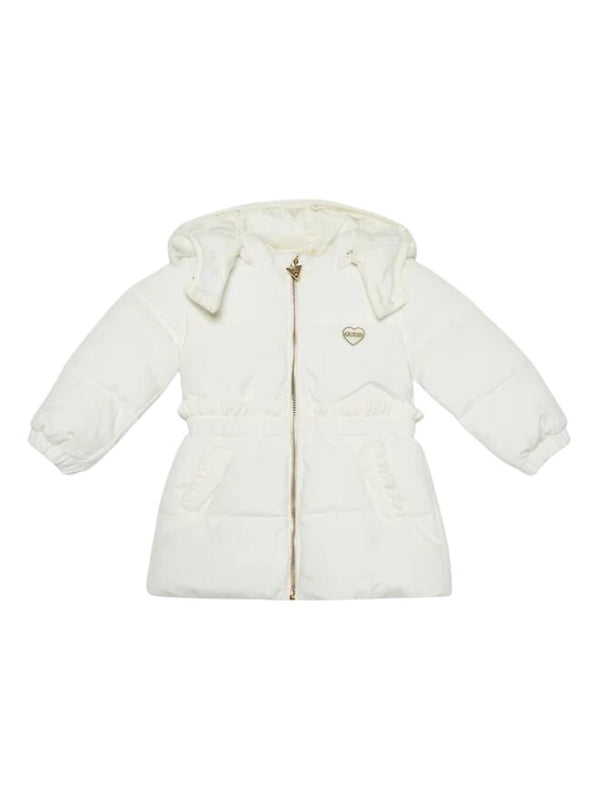 Guess Blouson Blanc Bébé Fille