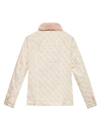 Guess Giubbotto Beige Rosa Bambina — immagine 2