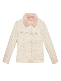 Guess Giubbotto Beige Rosa Bambina — immagine 1
