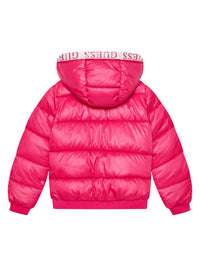 Guess Kids Blouson fuchsia avec logo pour fille — immagine 2