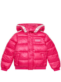 Guess Kids Blouson fuchsia avec logo pour fille — immagine 1